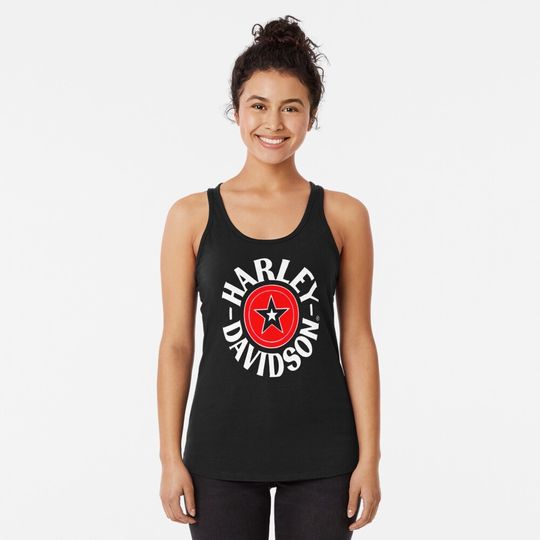 Harley D Racerback Tank Top