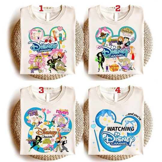 Disneyland Channel Movie Shirt, Phineas And Ferb Lizzie McGuire High School Musical, Walt Disneyworld, Disneyland Girl Trip
