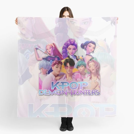 Huntrix Scarf, Kpop Demon Hunter Merch