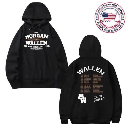 Wallen Western Im The Problem North America Tour 2025 Hoodie