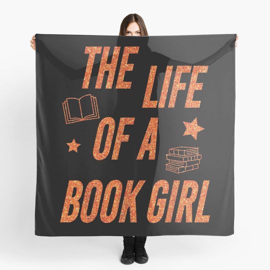 Book Lover Scarf with Showgirl Vibes