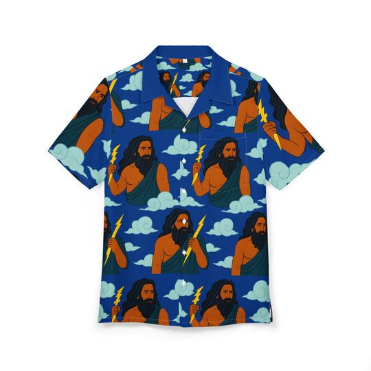 Greek Mythology Aloha Shirt – Tropical Camp Half-Blood Vacation Top