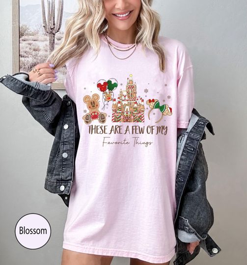 Comfort Colors Mickey Gingerbread Christmas T-Shirt