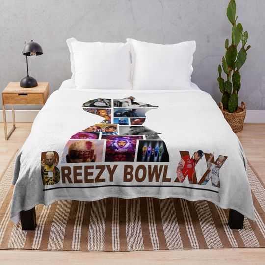 Chris Brown Breezy Bowl XX Fleece Blanket