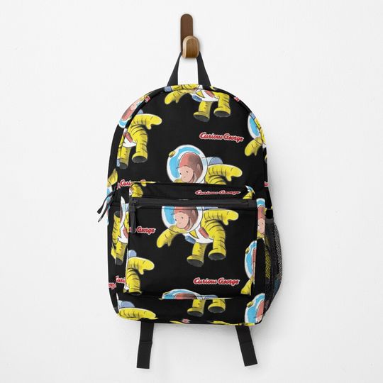 Curious George Happy Astronaut Portrait Backpack