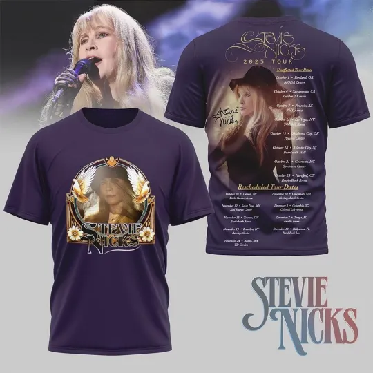 Stevie Nicks 2025 Tour 3D T-Shirt
