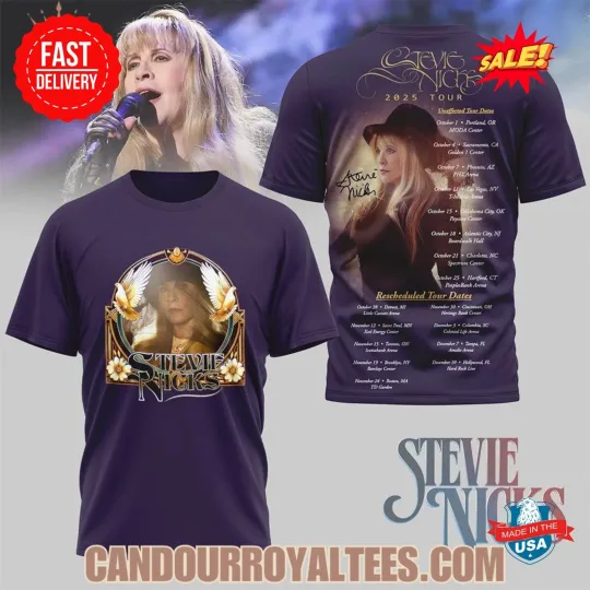 Stevie Nicks 2025 Tour 3D T-Shirt