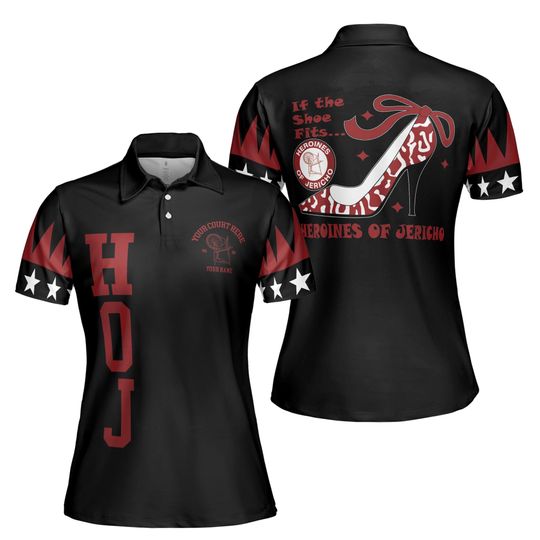Customized Heroines of Jericho HOJ Sisterhood Women's Polo Shirt