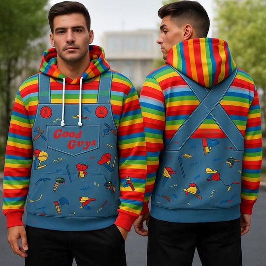 Chucky Hoodie, Chucky Halloween Costume Hoodie Shirt, Horror Movie Hoodie, Halloween HN 2025, Halloween Family Tee