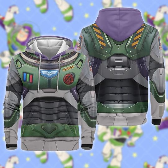 Buzz Lightyear Hoodie Toy Story Buzz Lightyear Halloween Costume Toy Story Hoodie Magic Kingdom Shirt Disneyland Trip Shirt