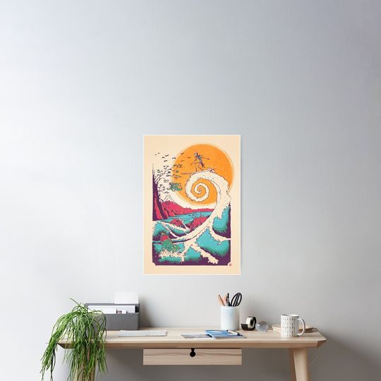 Surf Before Christmas Poster