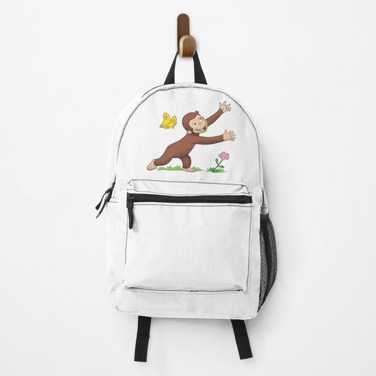 Funny curious george characters Backpack