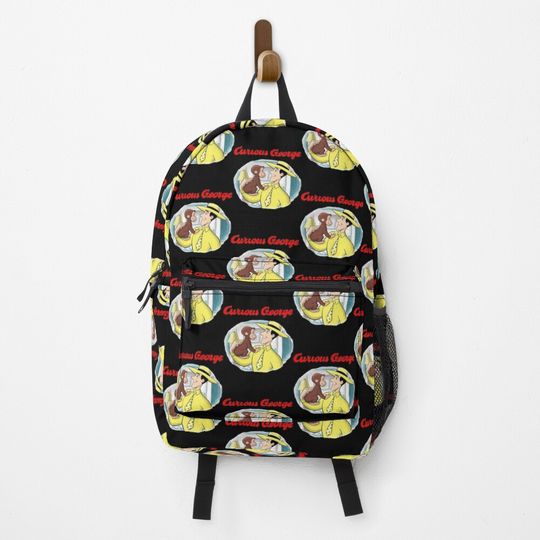 funny and cute curious george monky Backpack