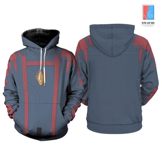 Star Lord  Guardian Of The Galaxy Full Over Print Hoodie | Star Lord Halloween Costume Shirt | Avengers Superhero Christmas Shirt