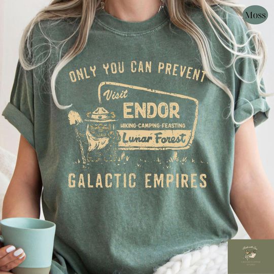 Comfort Colors Ewok Star Wars T-Shirt, Ewok Endor National Park Forest Camp T-Shirt