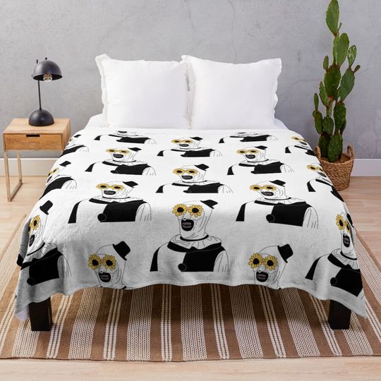 Art the clown - Terrifier Classic  Throw Blanket