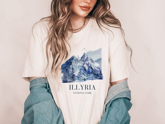 Illyria National Park Shirt, Official SJM Merch, Valkyrie, Velaris, City of Starlight,