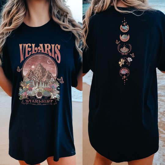 Velaris City Of Starlight ACOTAR Two-Sided shirt, The Night Court Shirt