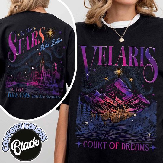 Velaris City of Starlight Acotar png, The Night Court Shirt, Court Of Dreams, Rhysand