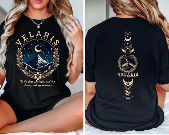 Velaris ACOTAR Shirt, Velaris City Of Starlight, The Night Court Shirt, SJM Merch Shirt