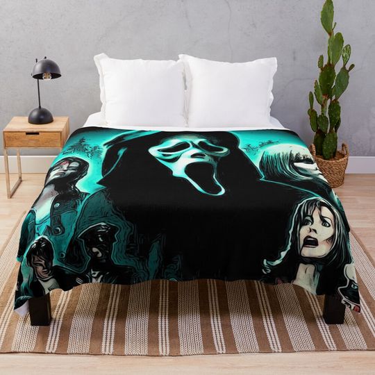 Scream Movie Throw Blanket