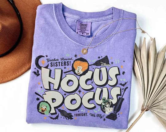 Hocus Pocus Minnie Daisy Clarabelle Shirt, Disney Witch Sanderson Sisters Tee