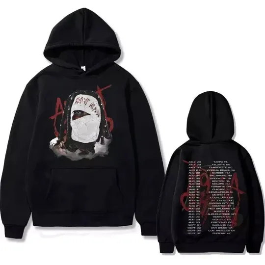 Lil Durk Double-Sided Hoodie – Healing Tour Rapper Fan Pullover Sweatshirt