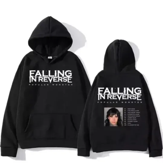 Band Falling in Reverse Hoodie – Double-Sided Fan Pullover Sweatshirt