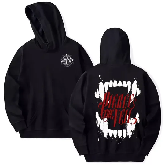 Pierce The Veil Double-Sided Hoodie – Rock Band Fan Pullover Sweatshirt