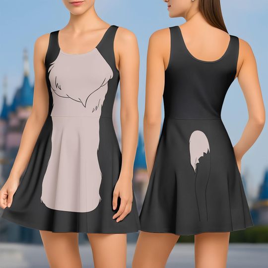 Lucifer Skater Dress, Cinde Cat Halloween Costume, Lucifer Cosplay, Disneyland Outfit
