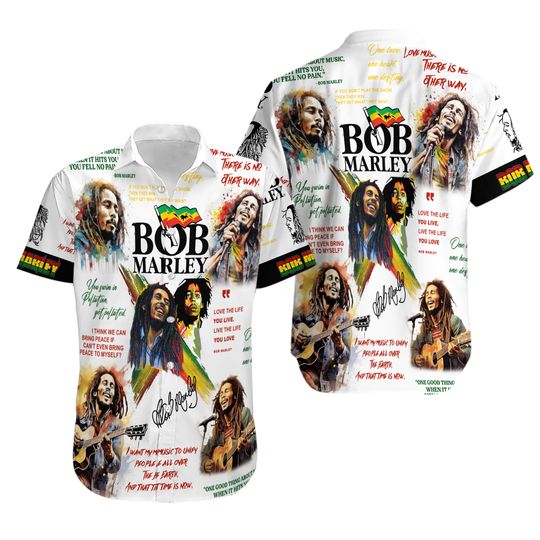 Bob Marley Hawaiian Shirt