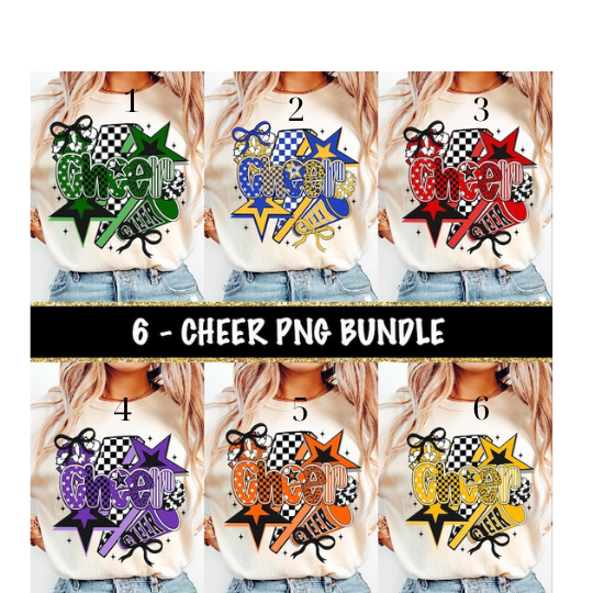 Cheer Bundle T-shirt, Preppy Cheer Mom Shirt, Leopard & Checkered Cheerleader