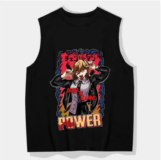 Chainsaw Anime Cosplay Tank Top – Lightweight Vest