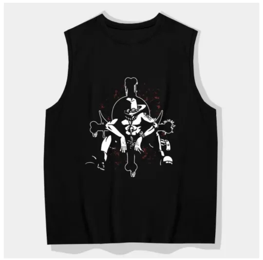 One Piece D.Ace Cosplay Anime Tank Top Shirt Tank Top