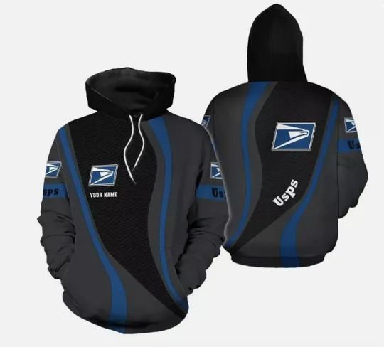 Personalized Postal Service 3D Printed Hoodie Great