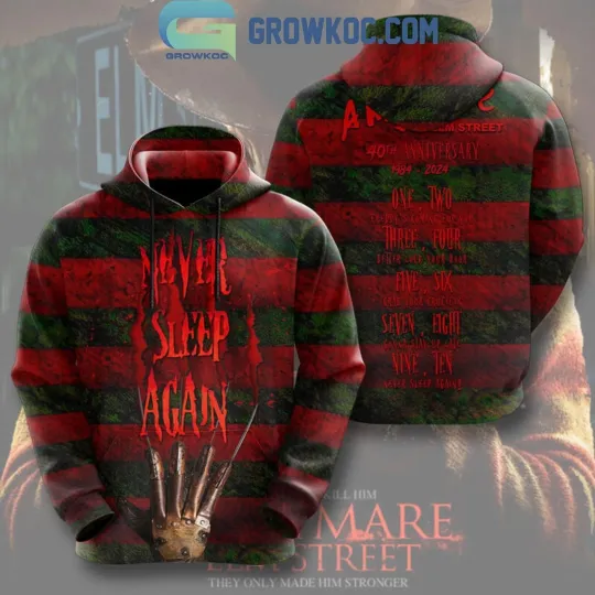 Halloween Freddy Krueger Nightmare On Elm Street 3D HOODIE