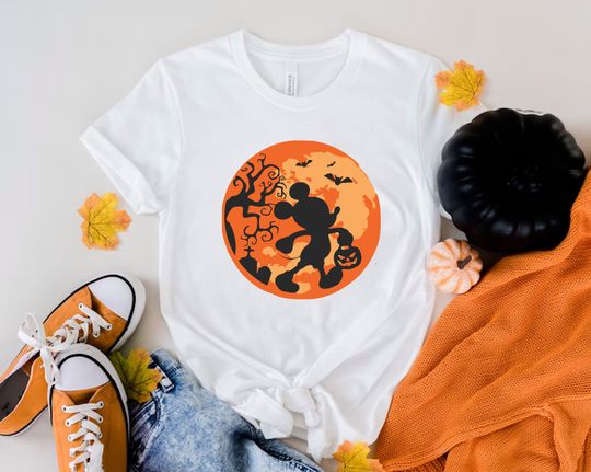Disney Mickey Halloween T-Shirt, Disney Halloween Tee