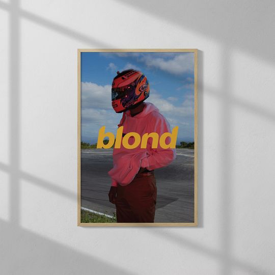 Frank Ocean "blond" | Aesthetic Print | Cultural Wall Art | Pop Art Poster