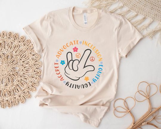 Special Education Advocate T-Shirt, Inclusion and Equity Gift for Teachers, Teacher Life