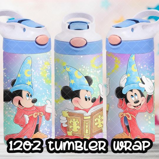 Mickey Mouse Cup, 12oz Flip Top Cup Wrap
