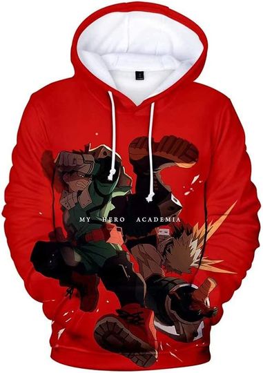 Boku no Hero Academia Hoodie – MHA Anime Cosplay Pullover