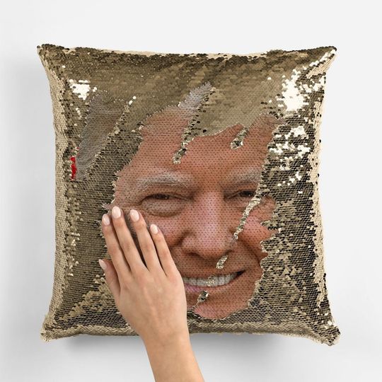 DONALD TRUMP - Trump Sequin Pillow