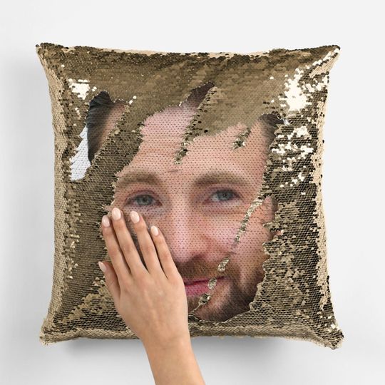 CHRIS EVANS - Fan Sequin Pillow