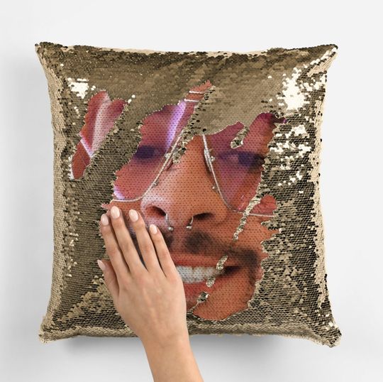 BAD BUNNY - Fan Sequin PIllow