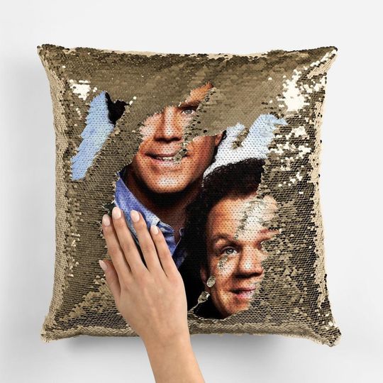 STEP BROTHERS - Will Ferrell Fan Sequin Pillow