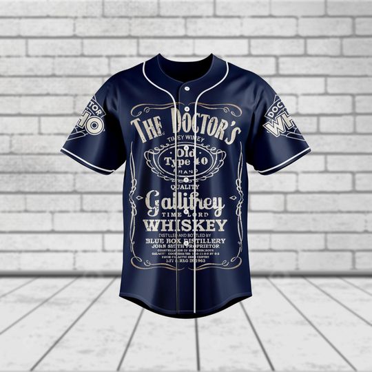 Doctor Who Baseball Jersey, Doctor Who Police Box Jersey Shirt, Gallifrey Baseball Shirt