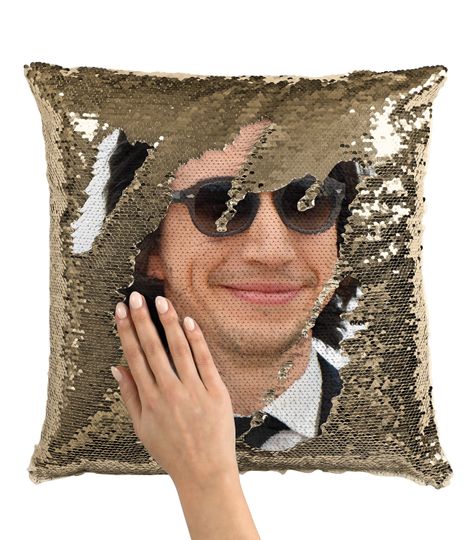 Adam driver jesus sequin pillow, celebrity pillow cushions, adam driver meme flip sequin Pillow, funny adam driver fans gift idea
