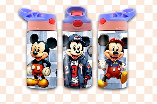 Mouse Cartoon 12 Oz Flip Top Tumbler wrap
