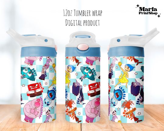 Emotions Sippy cup 12oz, Spring 12oz, Summer Flower Tumbler Sippy Cup Tumbler 12oz