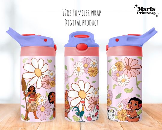 Magical Princess Tumbler, Sippy Cup 12oz, Magical Girly Flip Top Tumbler 12oz